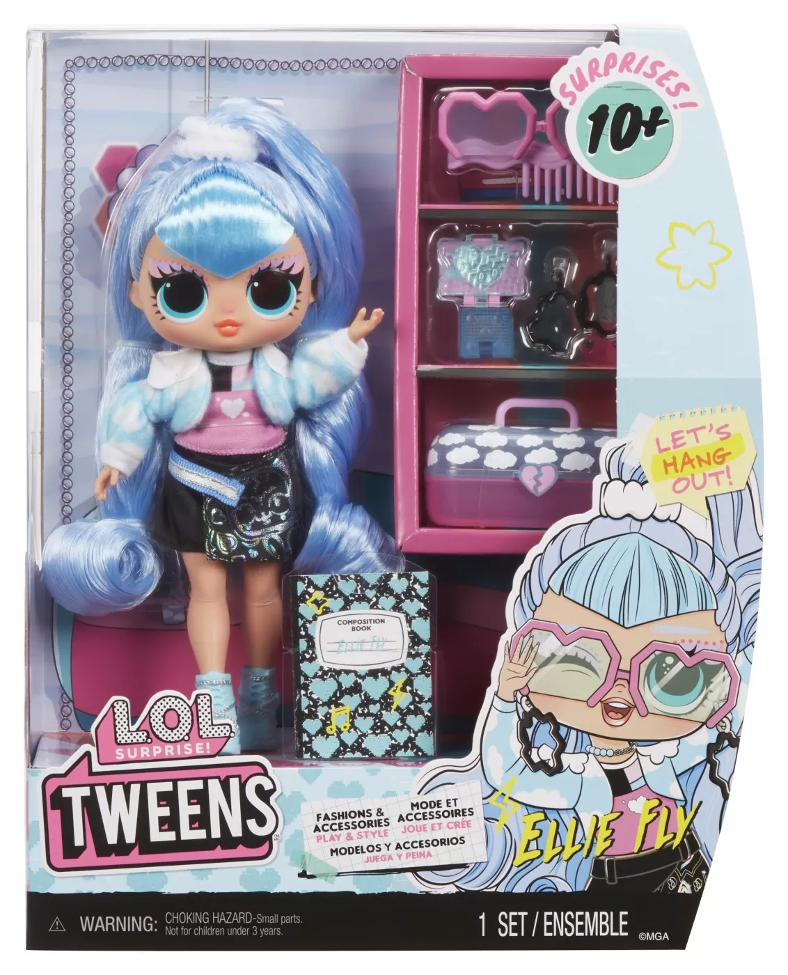 L.o.l. surprise! tweens papusa fashionista ellie fly cu surprize, varsta de la 3 ani la 7 ani [1]