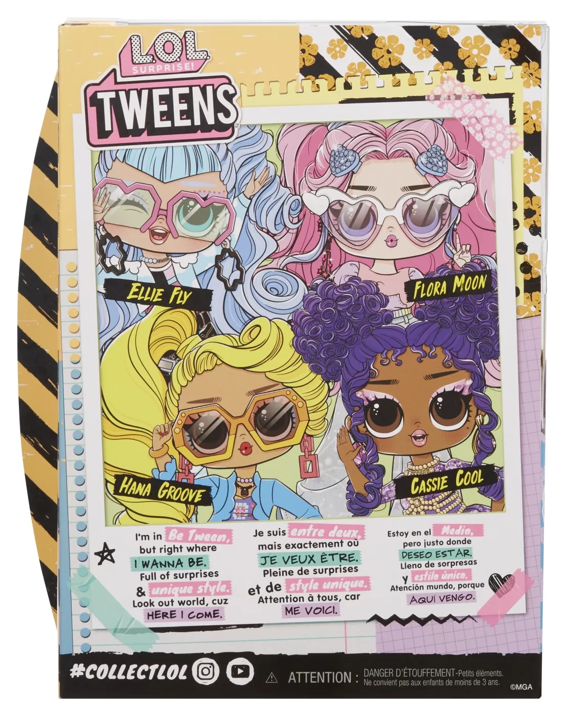 L.o.l. surprise! tweens papusa fashionista hana groove cu surprize, varsta de la 3 ani la 7 ani [8]
