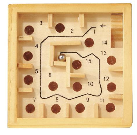 Labirint numerotat cu bila natur, varsta 3 - 6, 6 - 9 ani, Baiat, Fata [1]