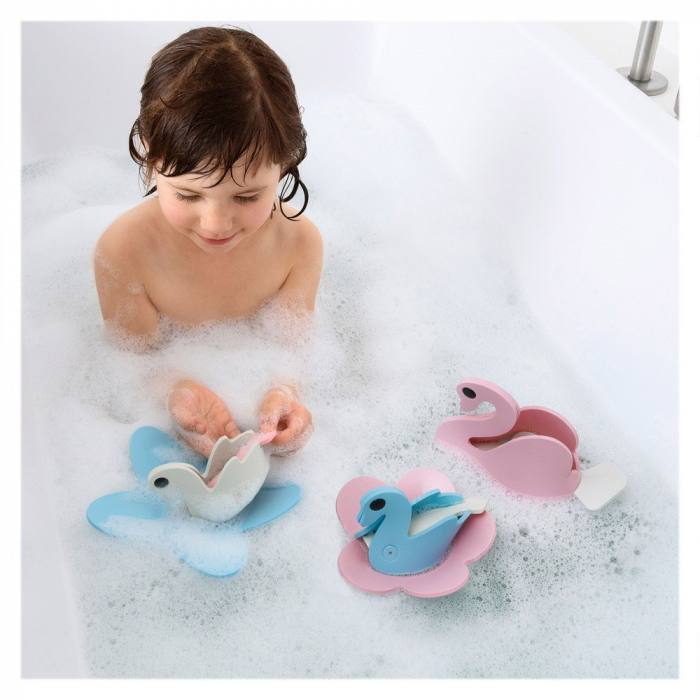 Lacul lebedelor, set creativ de baie, Quut Toys, 3-8 ani [4]