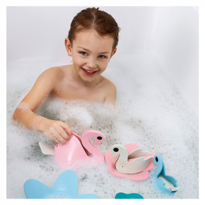 Lacul lebedelor, set creativ de baie, Quut Toys, 3-8 ani [3]