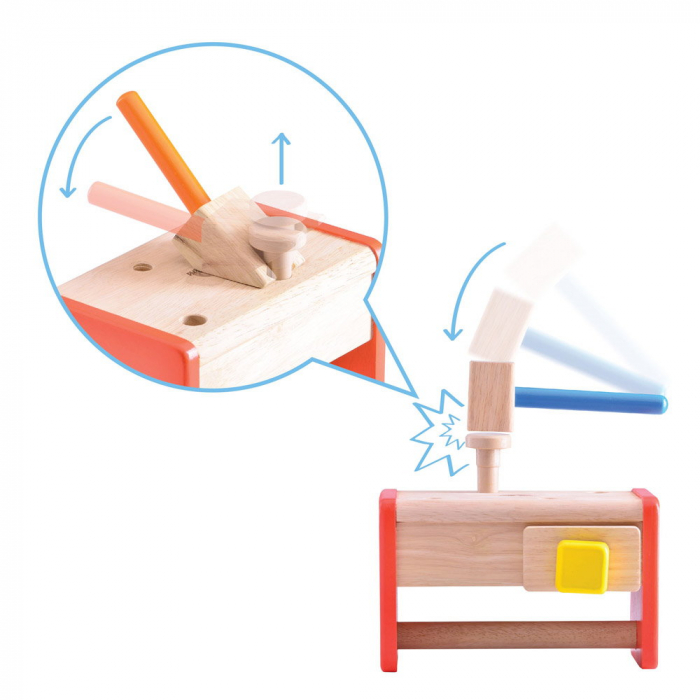 Ladita cu scule din lemn, Wonderworld, 3-7 ani [5]