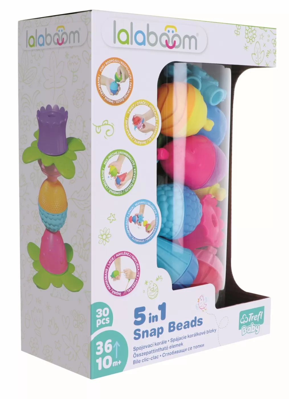 Lalaboom joc de dezvoltare bebe montessori 30 piese [1]