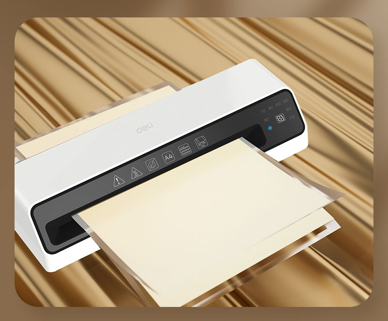 Laminator a4 dual hot/cold 175 microni et103 deli [4]