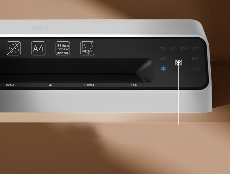 Laminator a4 dual hot/cold 175 microni et103 deli [2]