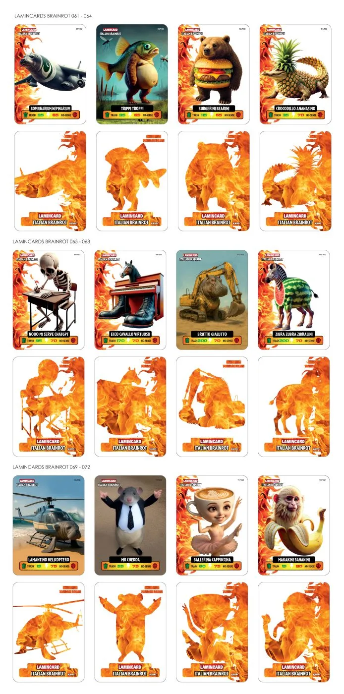 Lamincard italian brainrot, copii varsta 3 ani pana la +15 ani [9]