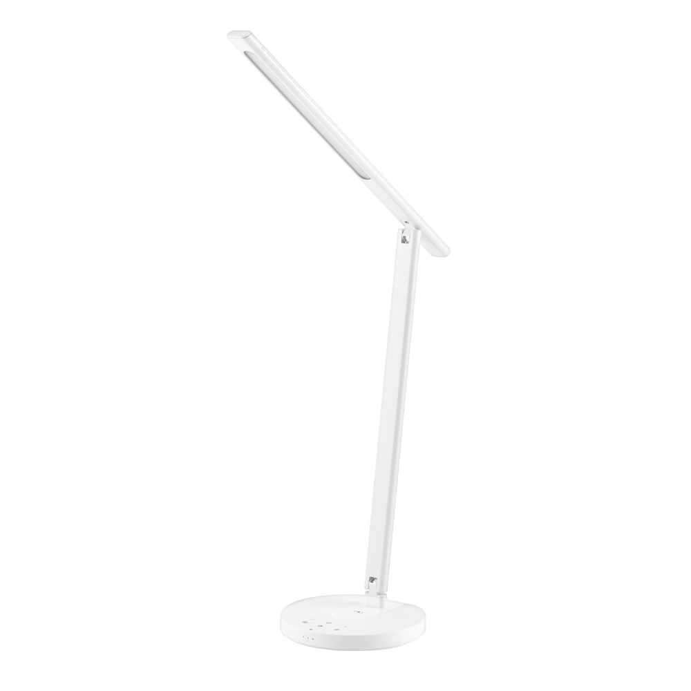 Lampă de birou WiFi Tellur Smart, 12W, lumină albă, caldă, Qi 10W, USB 10W, reglabilă, alb [7]