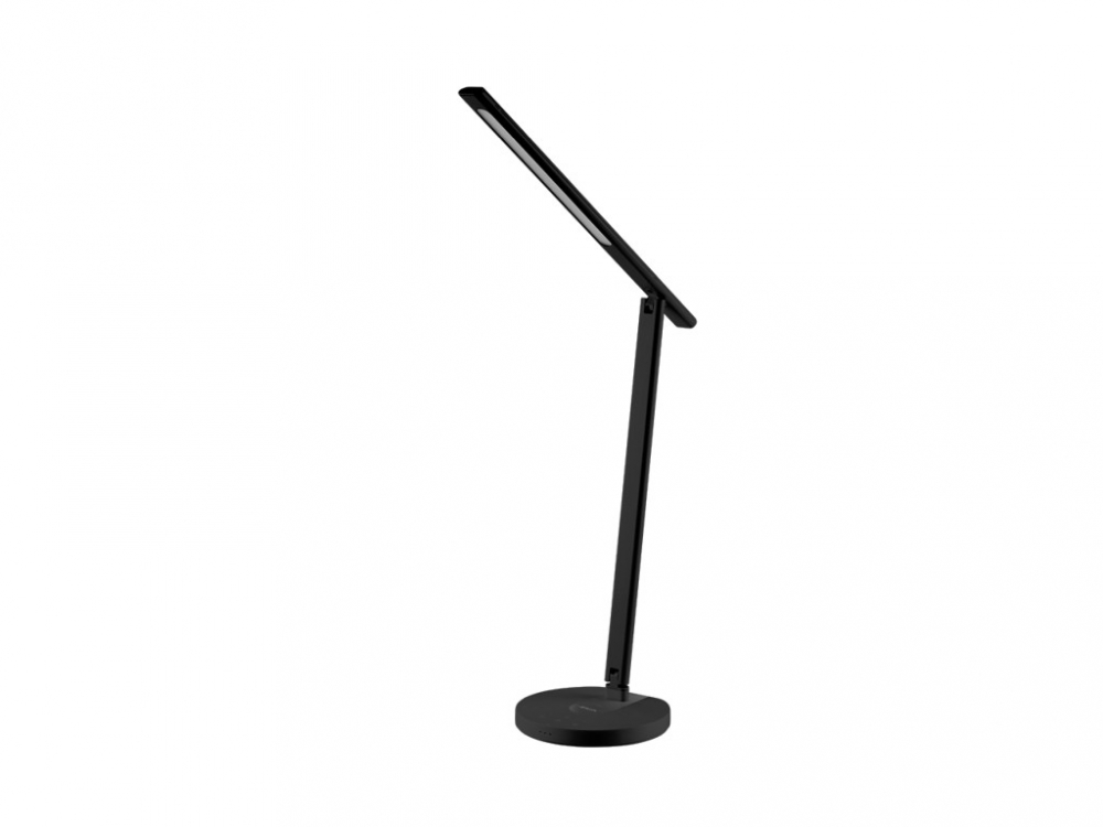 Lampă de birou WiFi Tellur Smart, 12W, lumină albă, caldă, Qi 10W, USB 10W, reglabilă, alb [1]