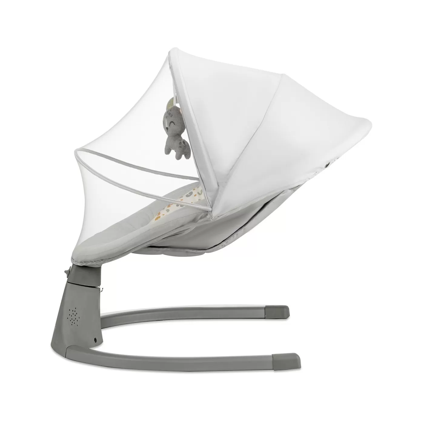 Leagan electric kinderkraft lumi 2, light grey, varsta de la 0 luni la 9 luni [6]