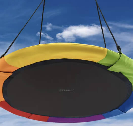 Leagan cuib 110 cm multicolor – 150 kg – reglabil, rezistent intemperii [10]