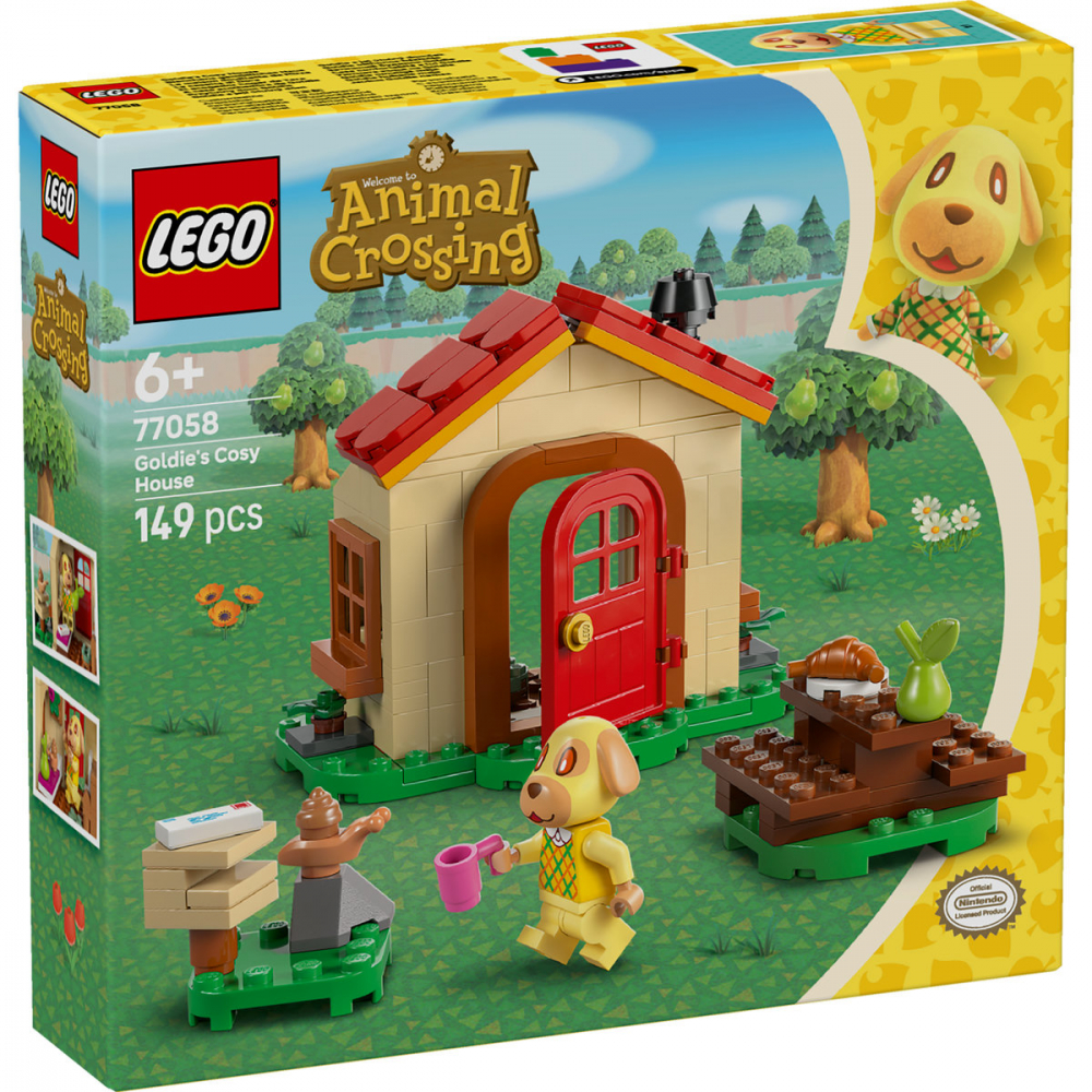  LEGO Animal Crossing Casa confortabila a lui Goldie pentru copii cu varsta de 6 + ani [4]