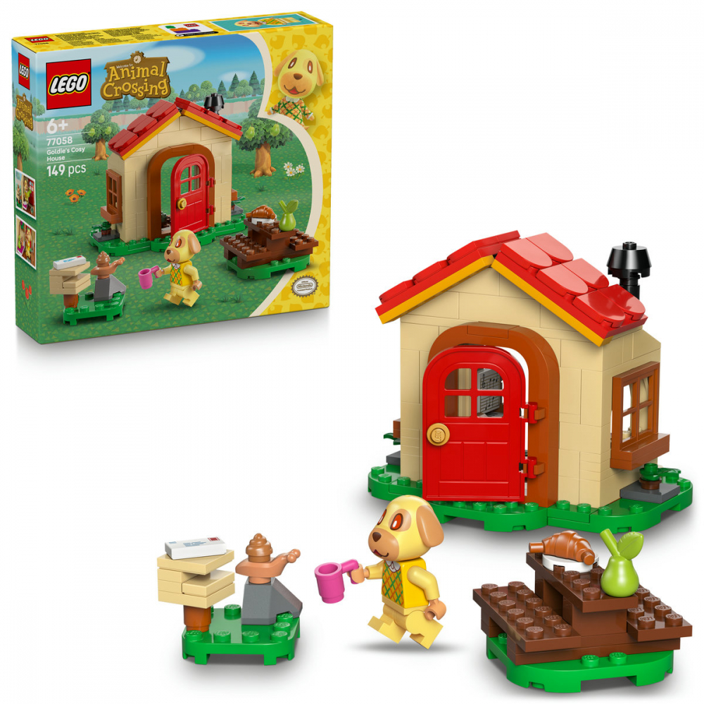 LEGO Animal Crossing Casa confortabila a lui Goldie pentru copii cu varsta de 6 + ani [1]