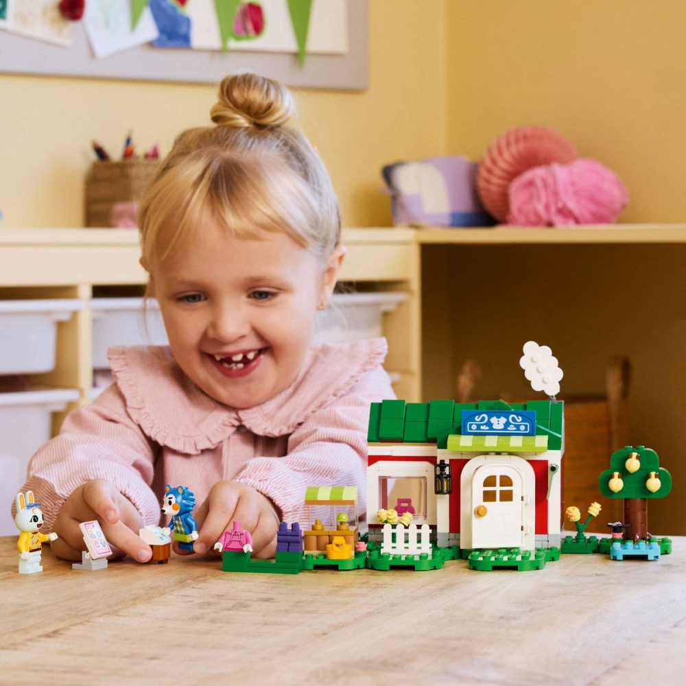 Lego animal crossing magazinul de haine detinut de able sisters 77055, varsta de la 6 ani la 8 ani [3]