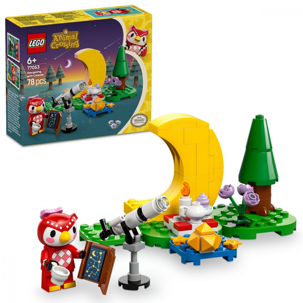 Lego animal crossing observarea stelelor cu celeste 77053, varsta de la 6 ani la 8 ani [6]