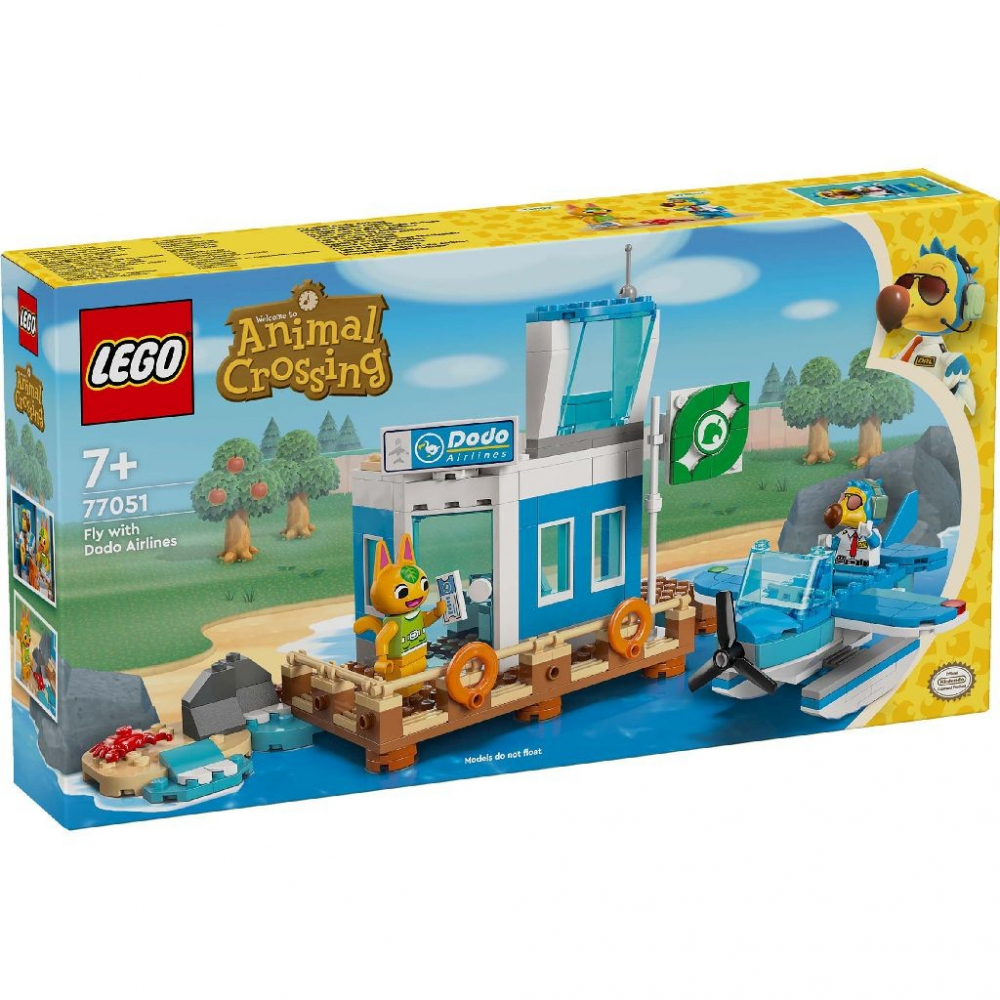 Lego animal crossing zboara cu dodo airlines 77051, varsta de la 7 ani la 10 ani [1]