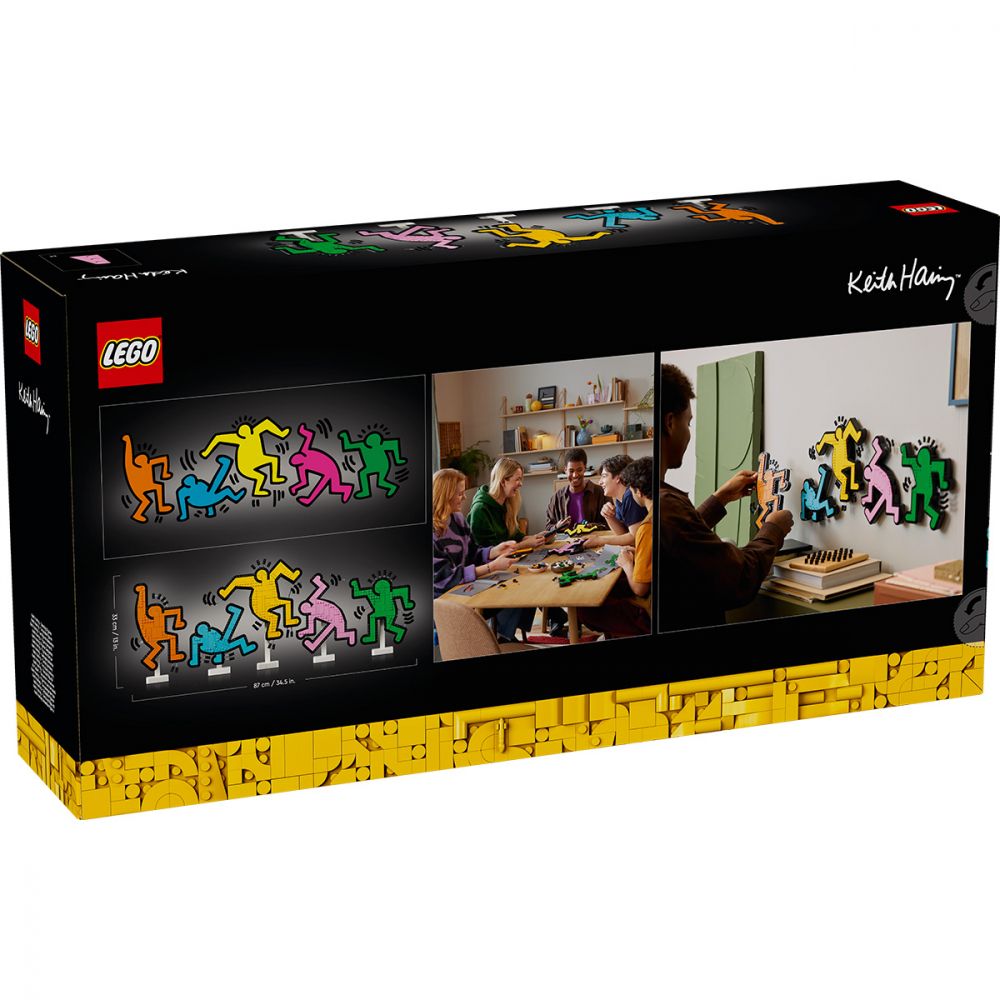  LEGO Art Keith Haring – Figurine care danseaza pentru copii cu varsta de 18 + ani [3]