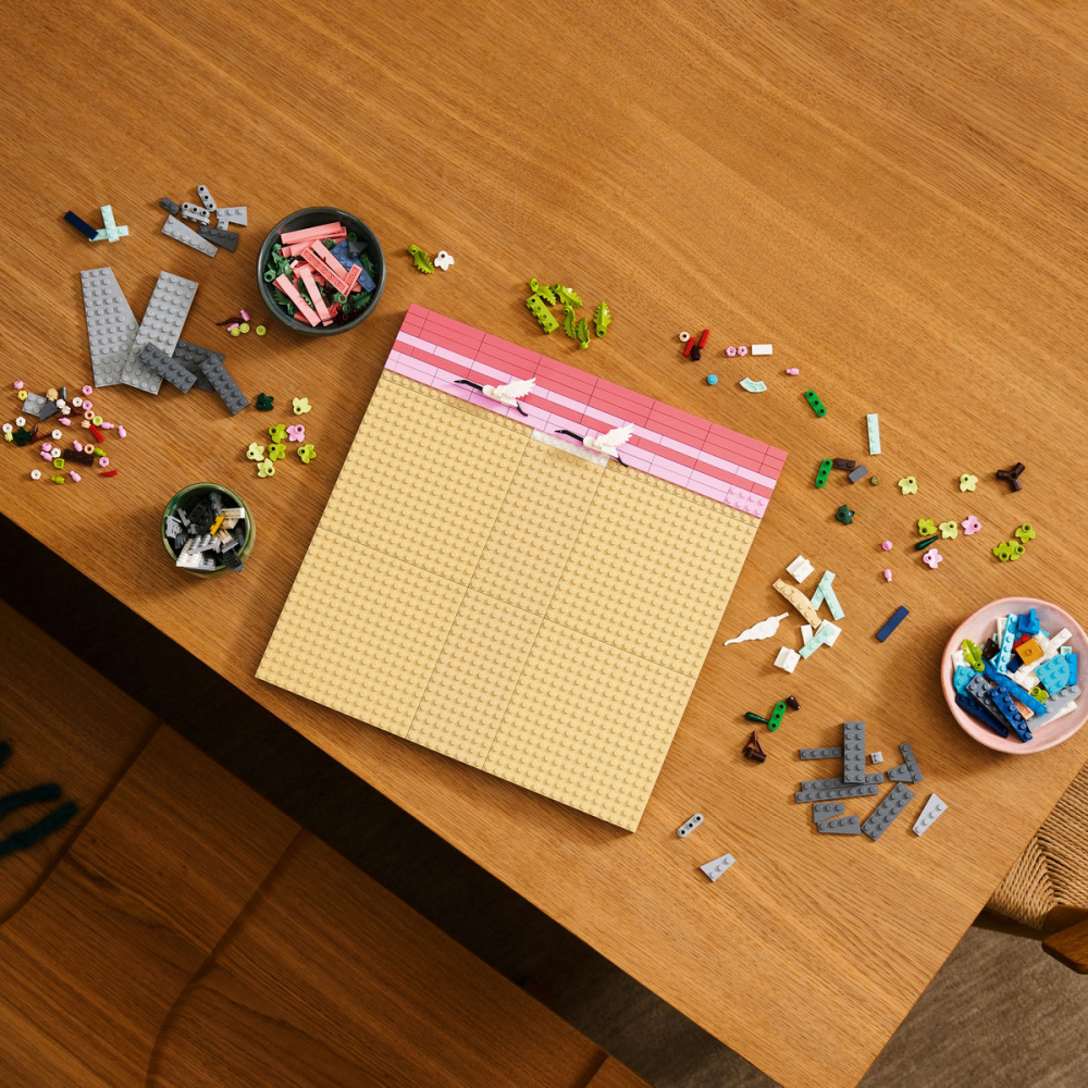  LEGO Art  Peisaj cu flori de cireş japonez varsta  18 + ani [8]