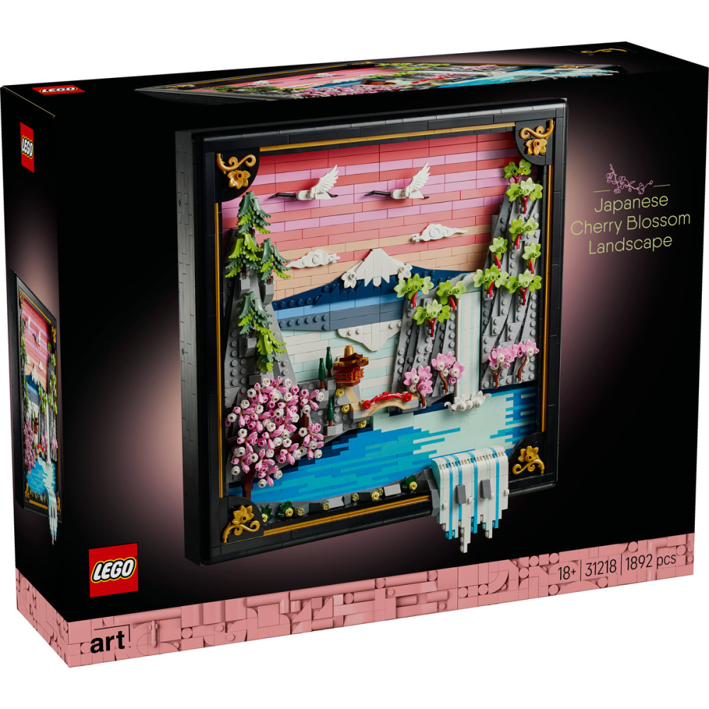 LEGO Art  Peisaj cu flori de cireş japonez varsta  18 + ani [2]