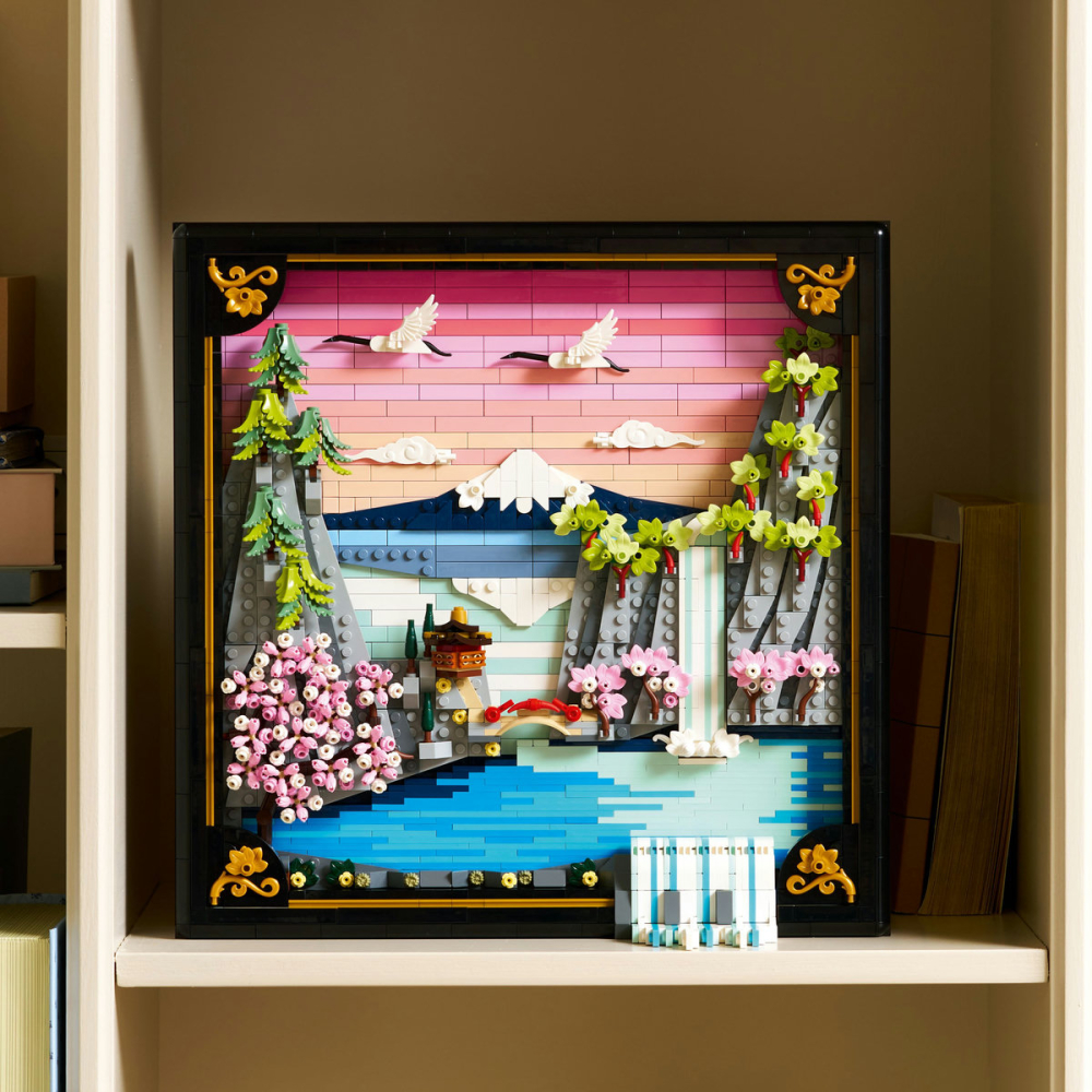  LEGO Art  Peisaj cu flori de cireş japonez varsta  18 + ani [5]