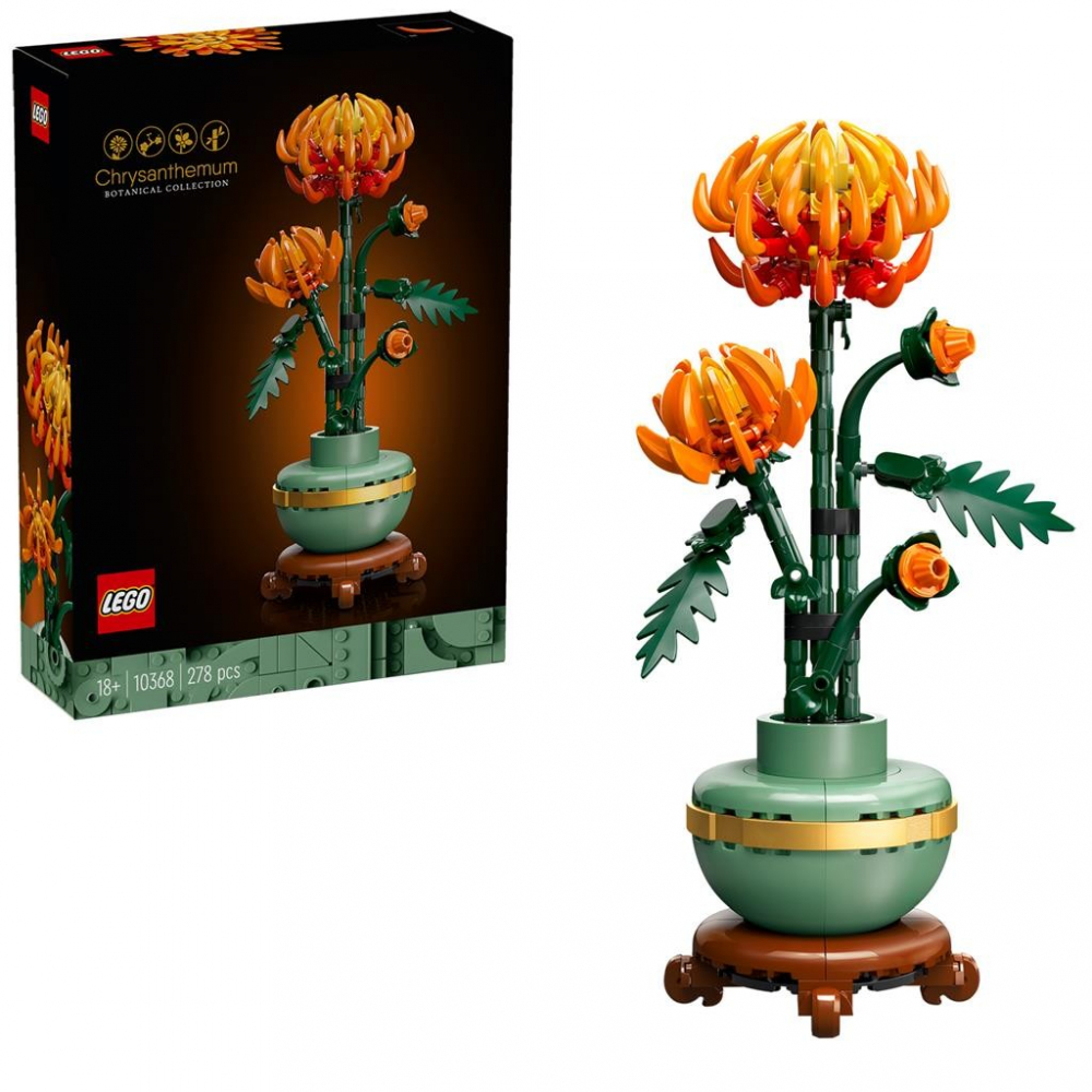 Lego botanical collection crizantema 10368, varsta de la 14 ani la +15 ani [6]