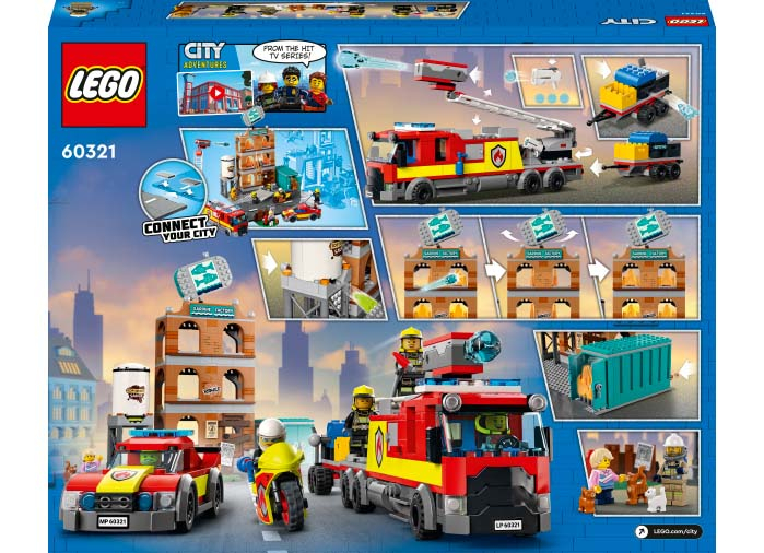 Lego city Brigada de pompieri, varsta de la 7 ani la +15 ani [3]