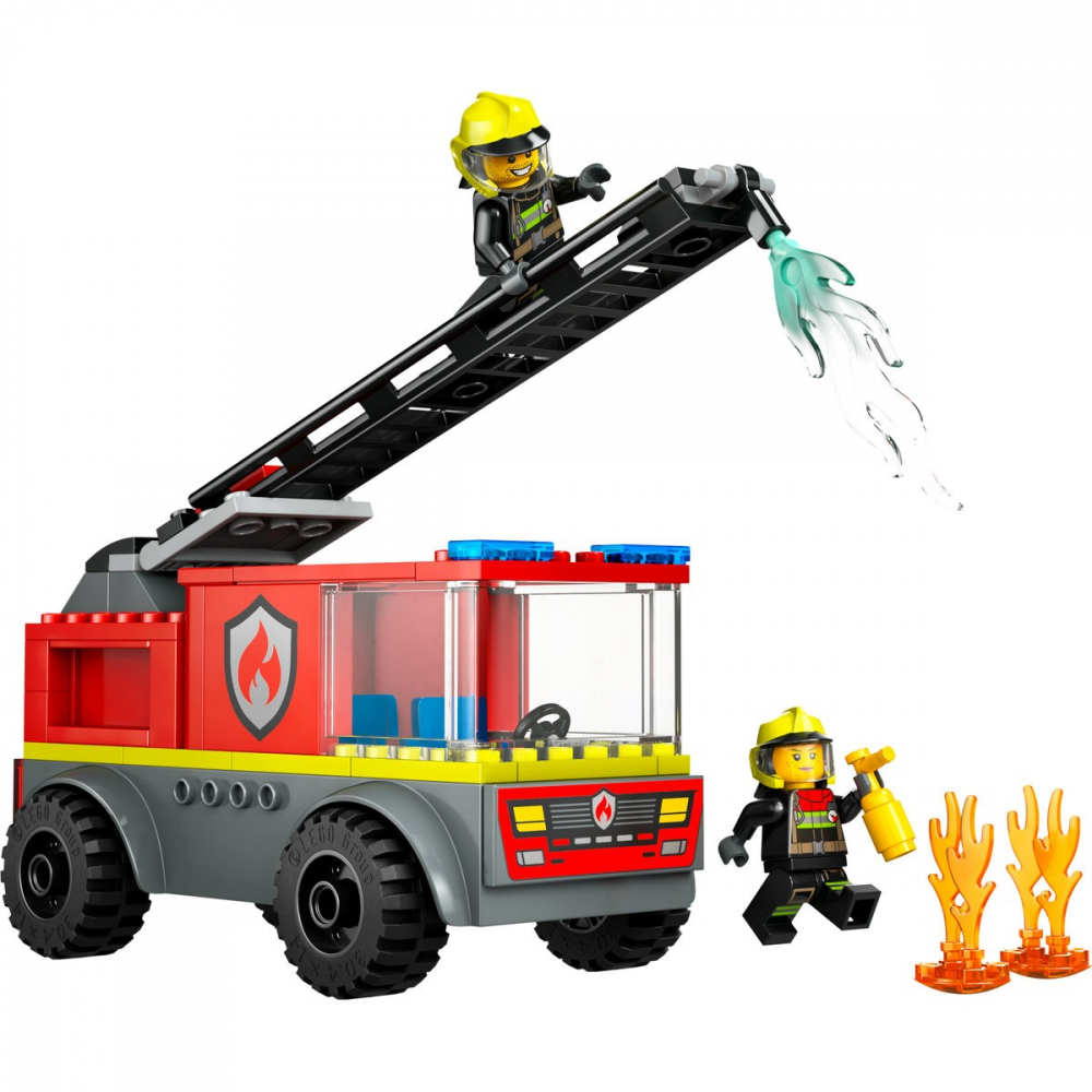 Lego city camion de pompieri cu scara 60463, varsta de la 4 ani la 6 ani [2]