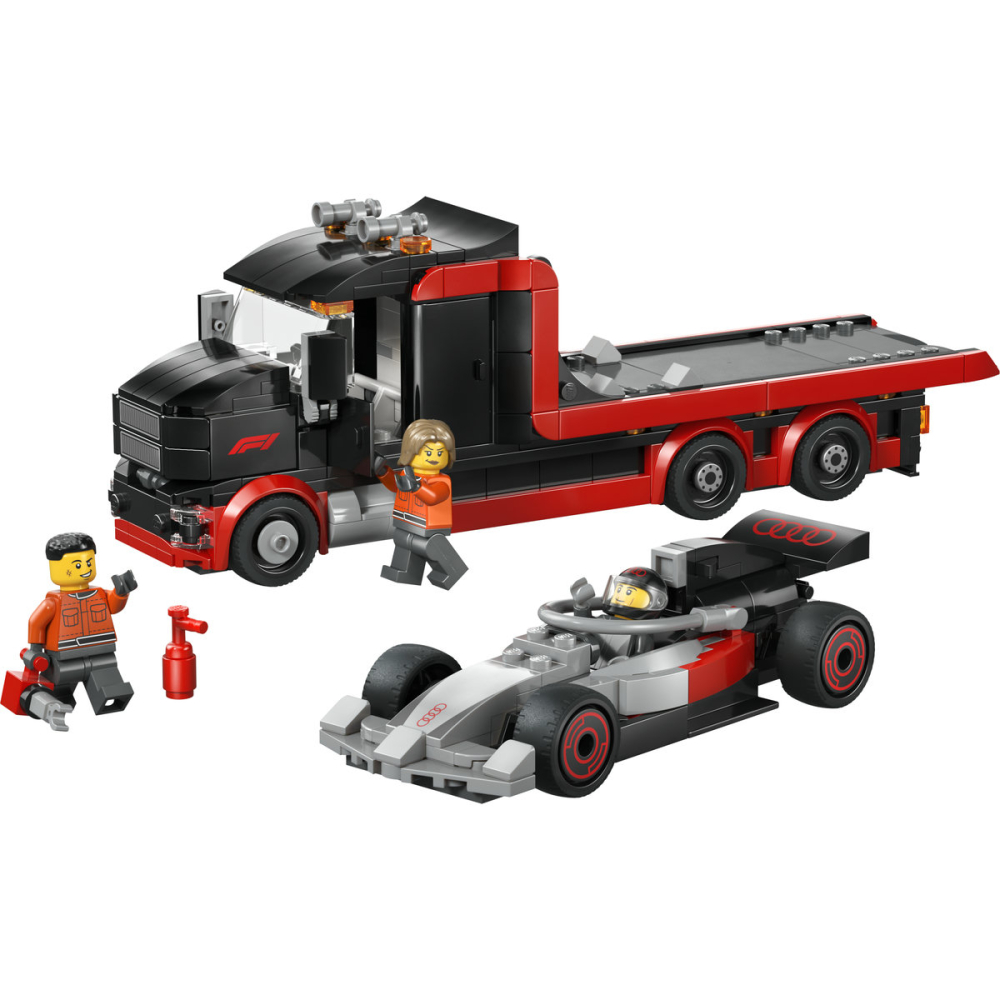  LEGO City  Camion de prezentare F1® cu mașină de curse Audi F1 varsta  7 + ani [8]