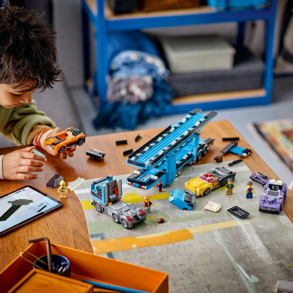 LEGO City Camion transportor de masini sport, varsta de la 7 ani la 10 ani [4]