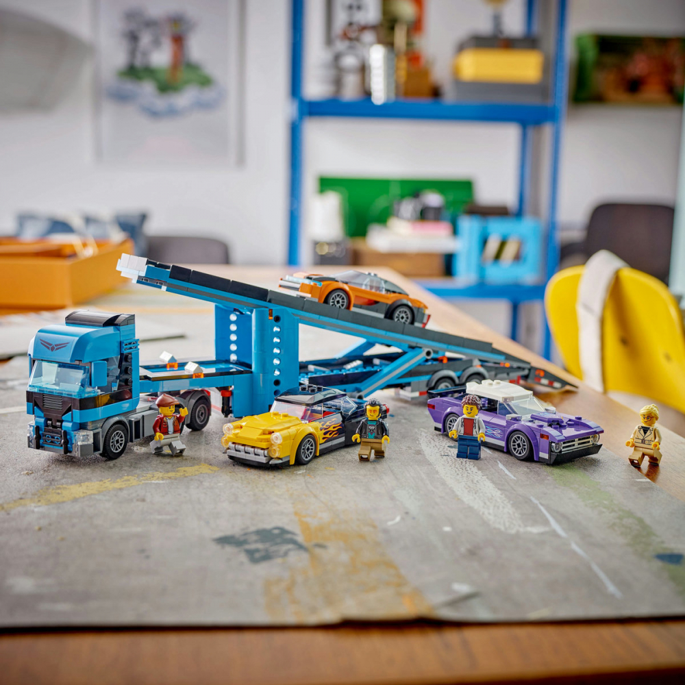 LEGO City Camion transportor de masini sport, varsta de la 7 ani la 10 ani [6]