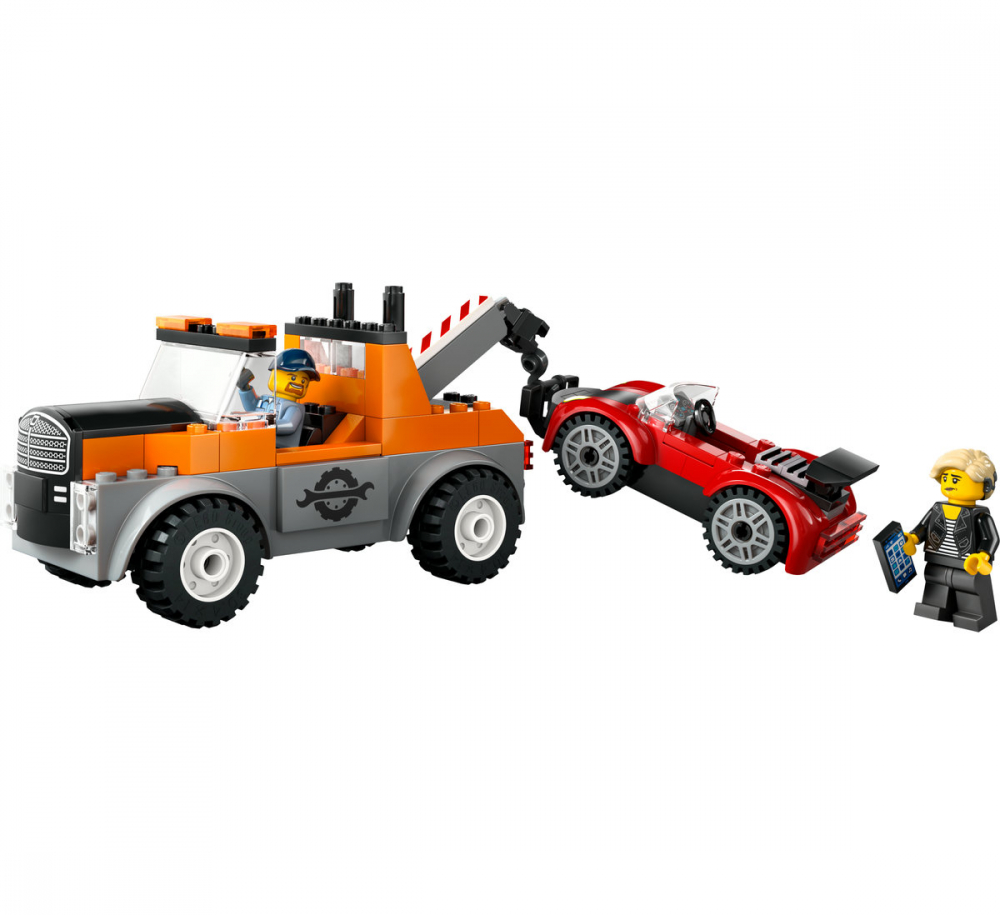 LEGO City Camioneta de tractare si masina sport, varsta de la 4 ani la 7 ani [7]