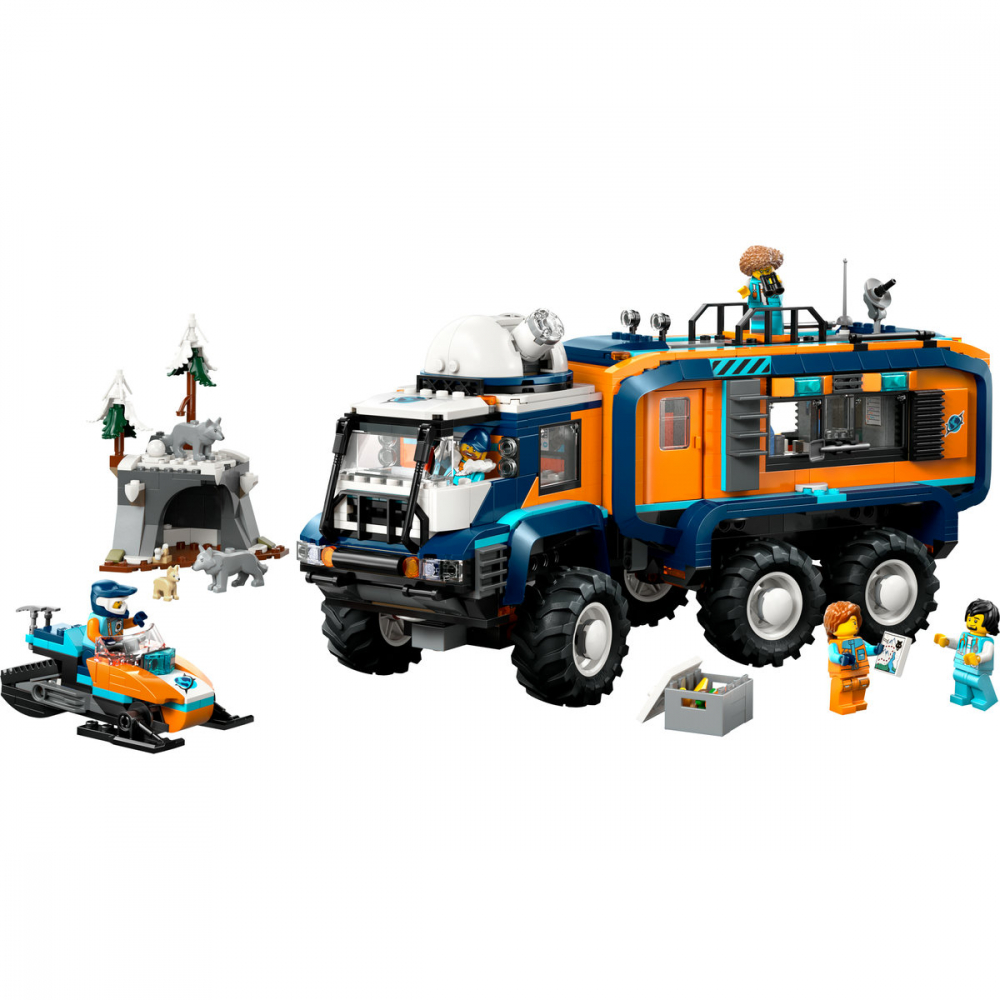  LEGO City Camionul laborator stiintific al exploratorilor arctici pentru copii cu varsta de 8 + ani [9]