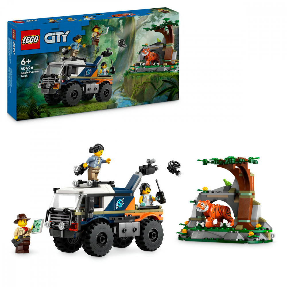 LEGO City Camionul off-road al unui explorator al junglei, varsta de la 6 ani la 9 ani [4]
