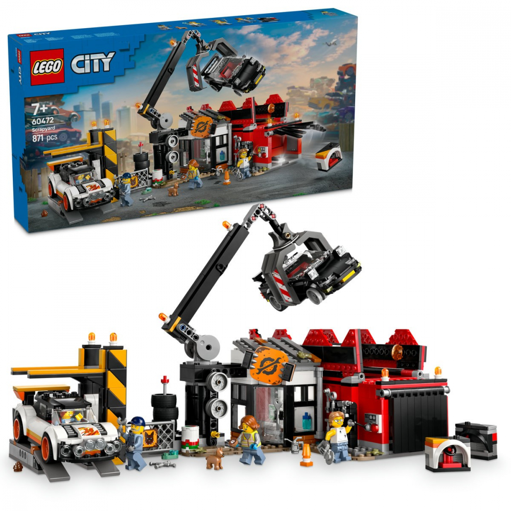 Lego city cimitir de masini vechi 60472, varsta de la 7 ani la 9 ani [9]