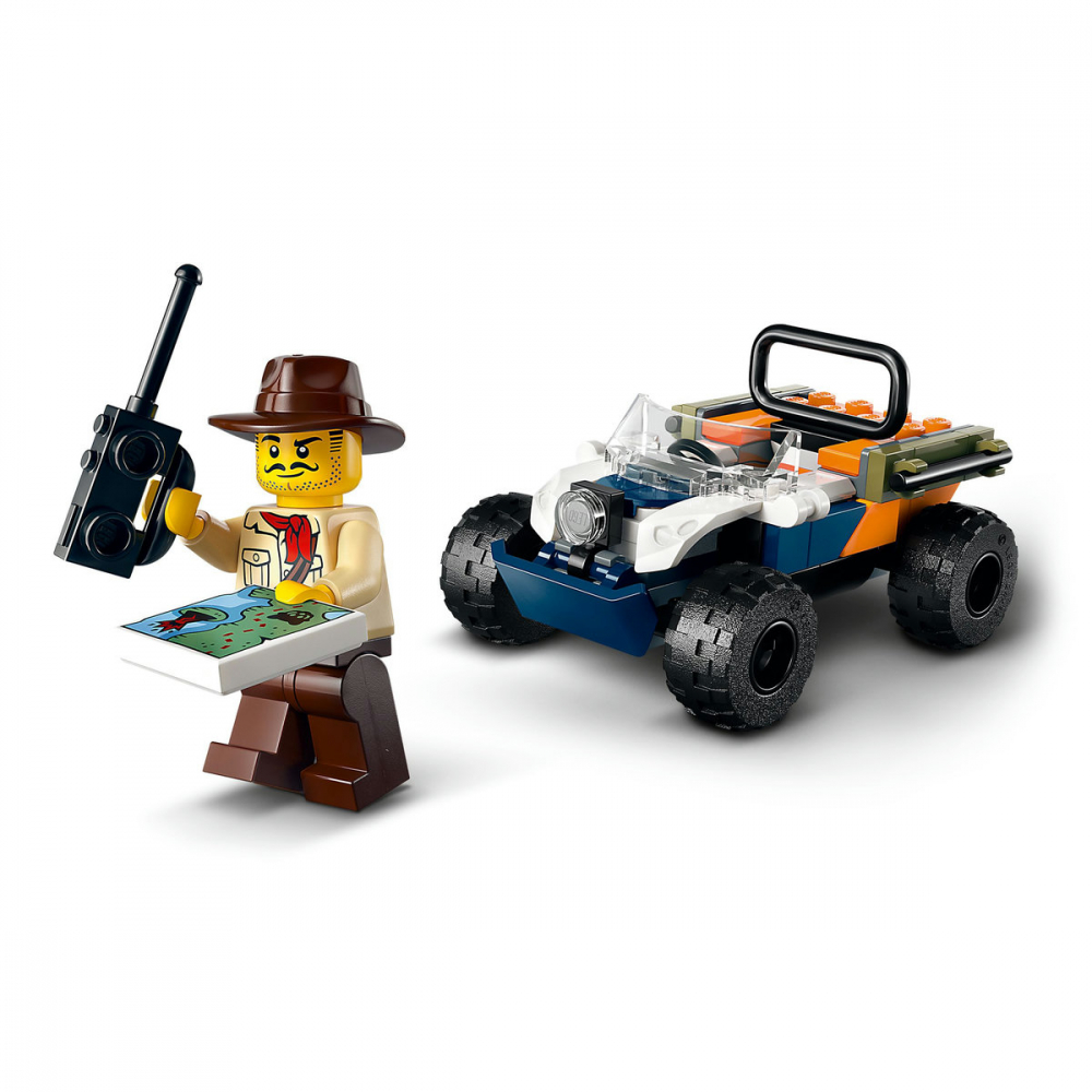 LEGO City Exploratorul junglei pe ATV în cautarea unui panda rosu, varsta de la 6 ani la 9 ani [8]