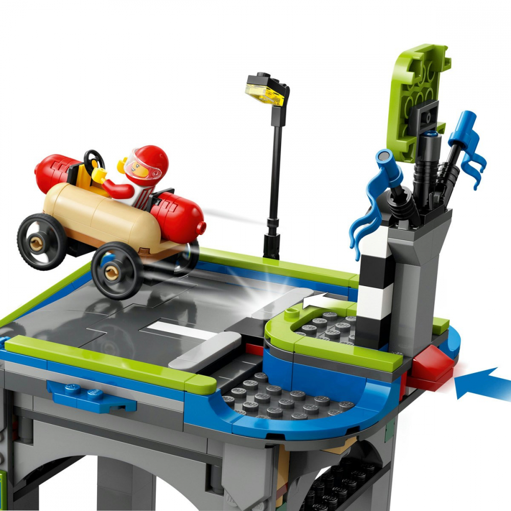 Lego city fara limite: rampa pentru curse de masini 60460, varsta de la 6 ani la 8 ani [7]