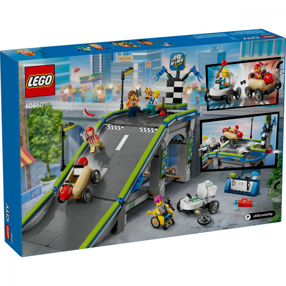 Lego city fara limite: rampa pentru curse de masini 60460, varsta de la 6 ani la 8 ani [8]