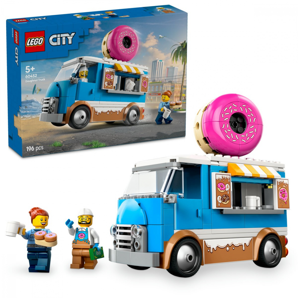 Lego city furgoneta de gogosi 60452, varsta de la 5 ani la 7 ani [9]