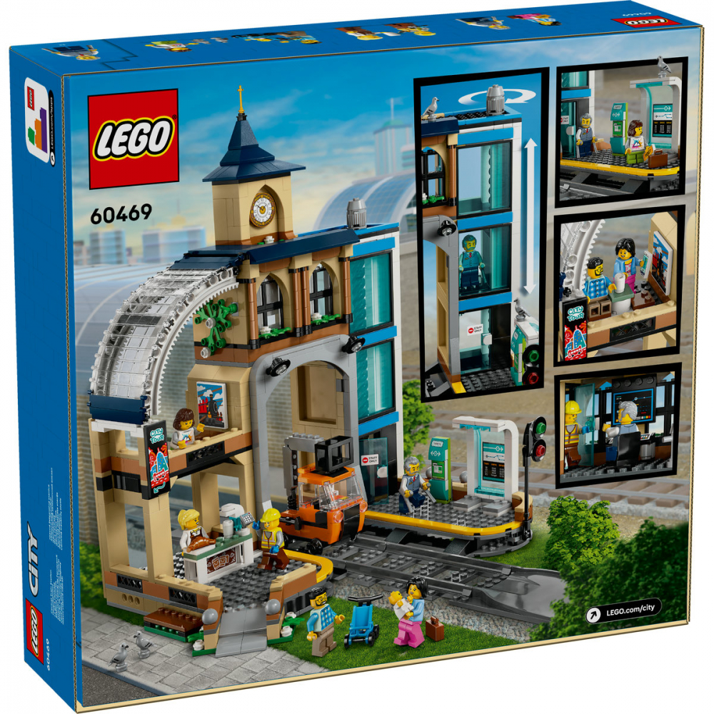 LEGO City Gara centrala pentru copii cu varsta de 7 + ani [3]