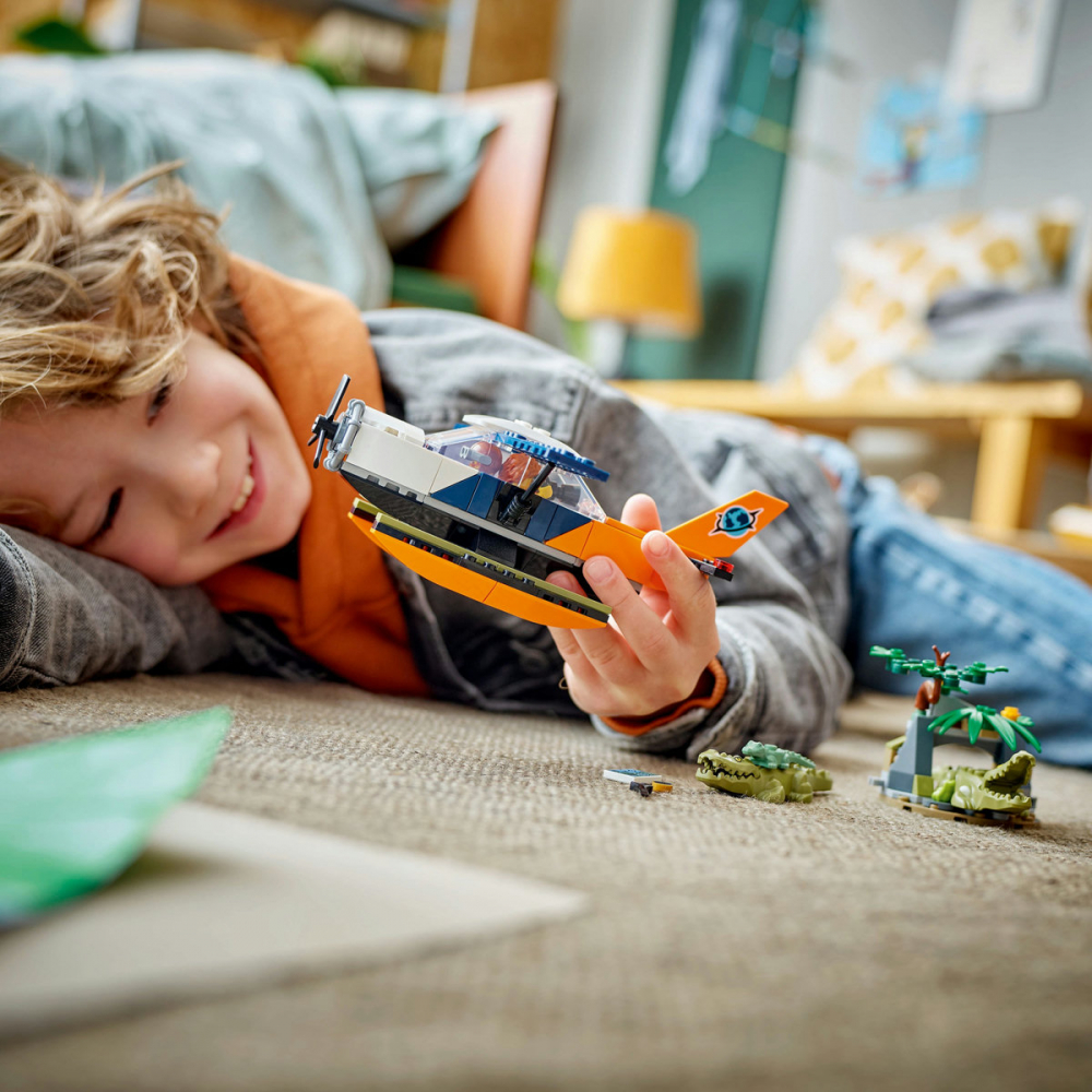 LEGO City Hidroavionul unui explorator al junglei, varsta de la 6 ani la 9 ani [5]