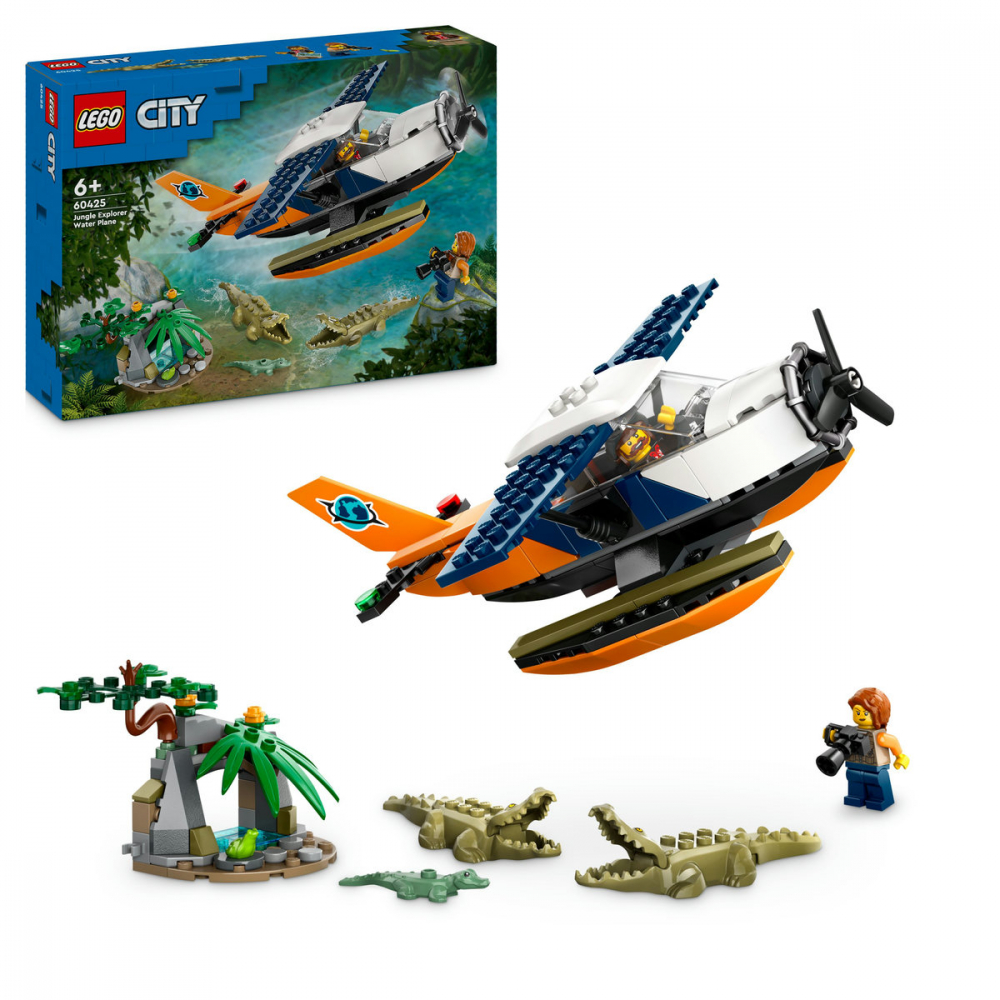 LEGO City Hidroavionul unui explorator al junglei, varsta de la 6 ani la 9 ani [1]