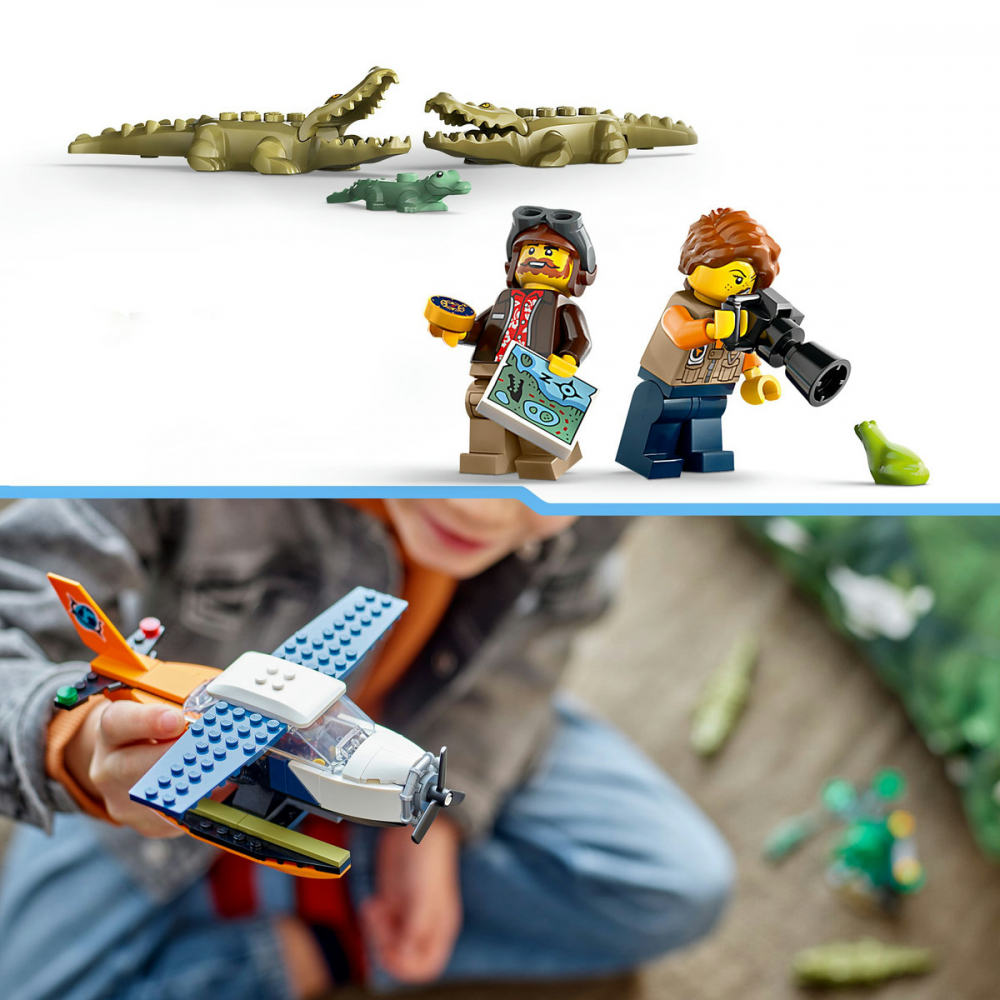 LEGO City Hidroavionul unui explorator al junglei, varsta de la 6 ani la 9 ani [9]
