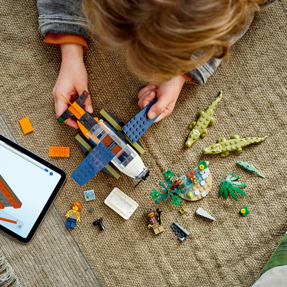LEGO City Hidroavionul unui explorator al junglei, varsta de la 6 ani la 9 ani [4]