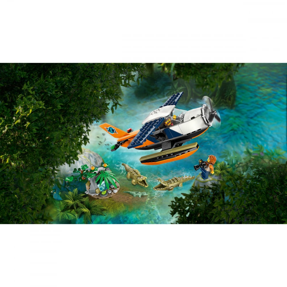 LEGO City Hidroavionul unui explorator al junglei, varsta de la 6 ani la 9 ani [10]