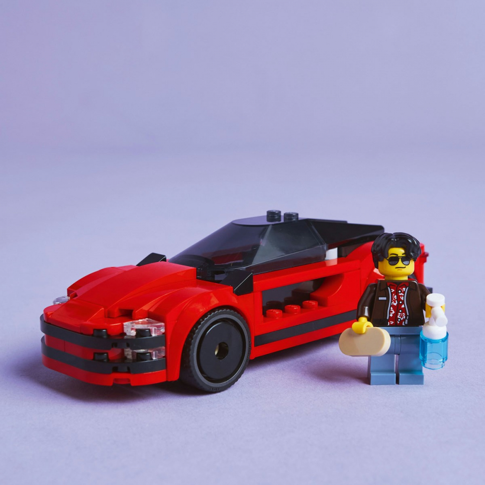 Lego city masina sport rosie 60448, varsta de la 5 ani la 7 ani [6]