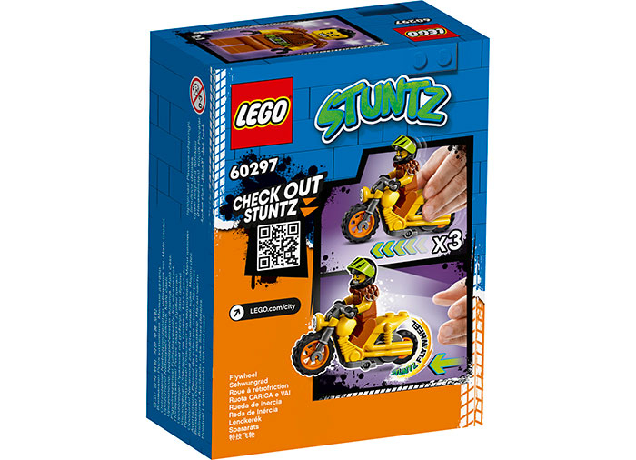 Lego city Motocicleta de cascadorii cu impact, varsta de la 5 ani la 12 ani [10]