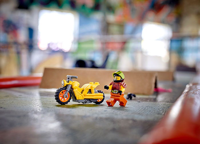 Lego city Motocicleta de cascadorii cu impact, varsta de la 5 ani la 12 ani [8]