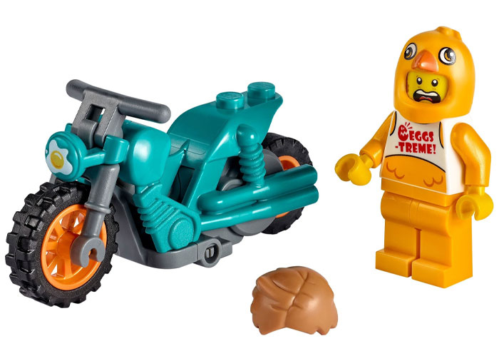 Lego city Motocicleta de cascadorii Gaina, varsta de la 5 ani la 12 ani [3]