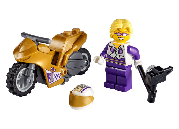 Lego city Motocicleta de cascadorii Selfie, varsta de la 5 ani la 12 ani [3]