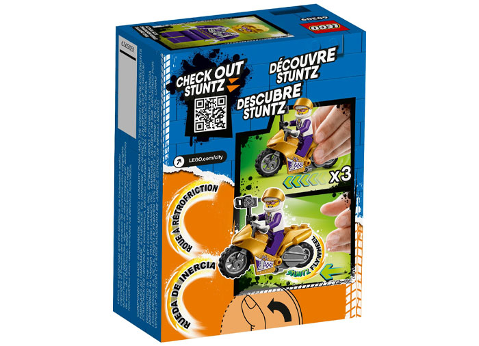 Lego city Motocicleta de cascadorii Selfie, varsta de la 5 ani la 12 ani [2]