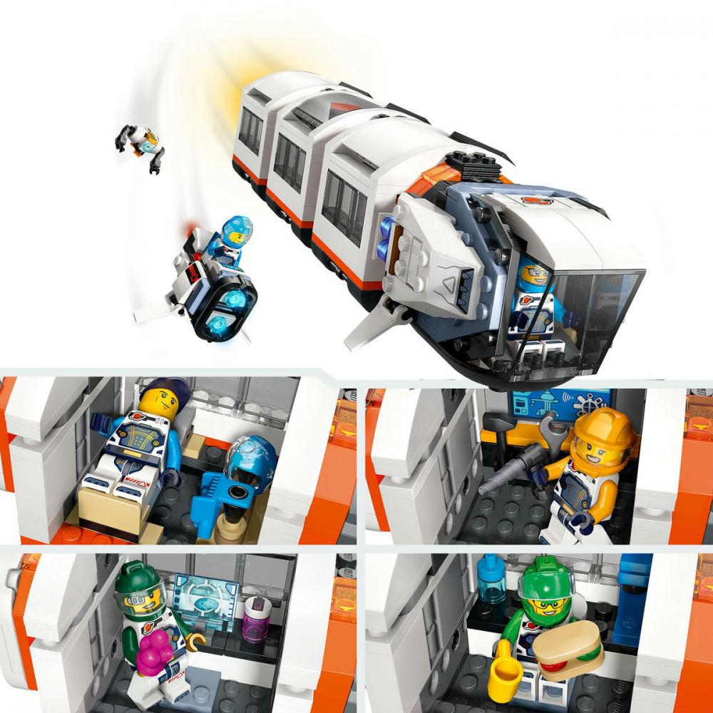 LEGO City Statie spatiala modulara, varsta de la 7 ani la 10 ani [9]